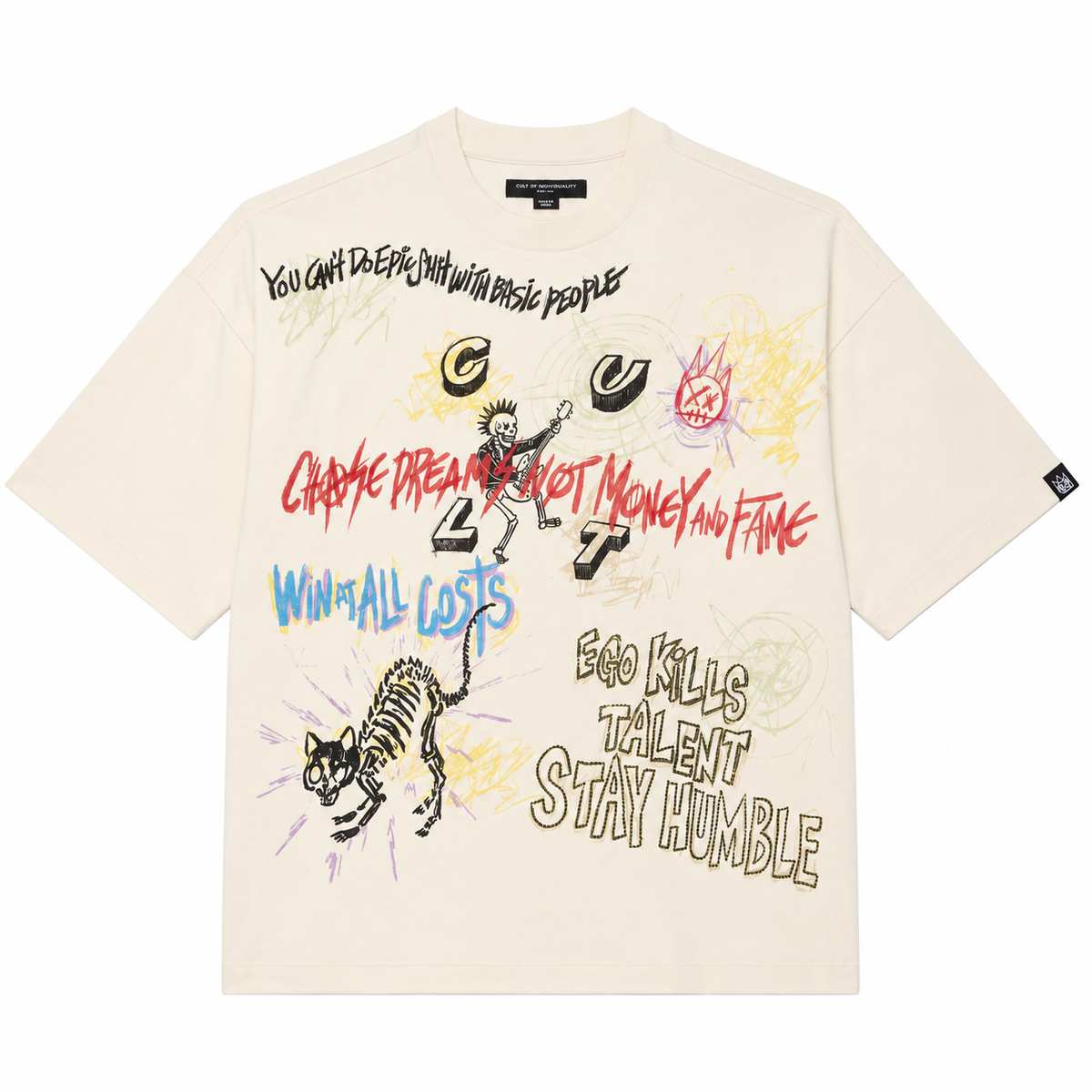 Graffiti T-Shirt - Winter White