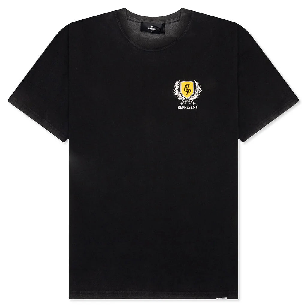 Crest T-Shirt - Vintage Black