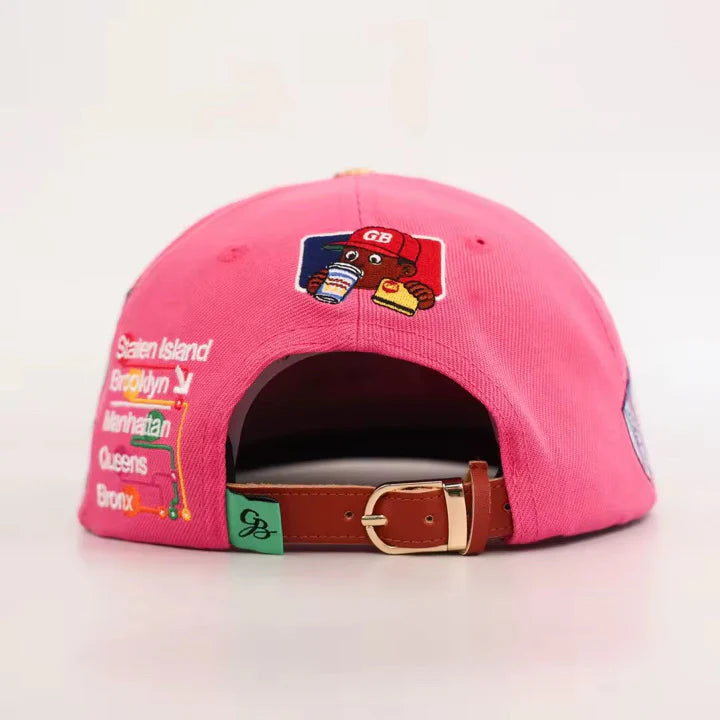 Bacon Egg and Cheese Strap Back - Cotton Candy