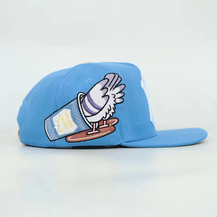 Bacon egg and cheese 2.0 Strap back - Baby Blue
