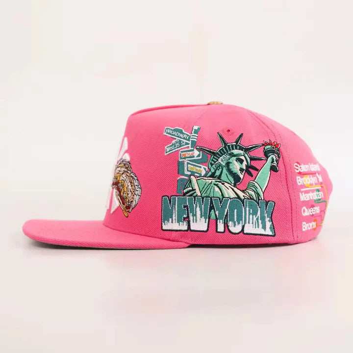Bacon Egg and Cheese Strap Back - Cotton Candy