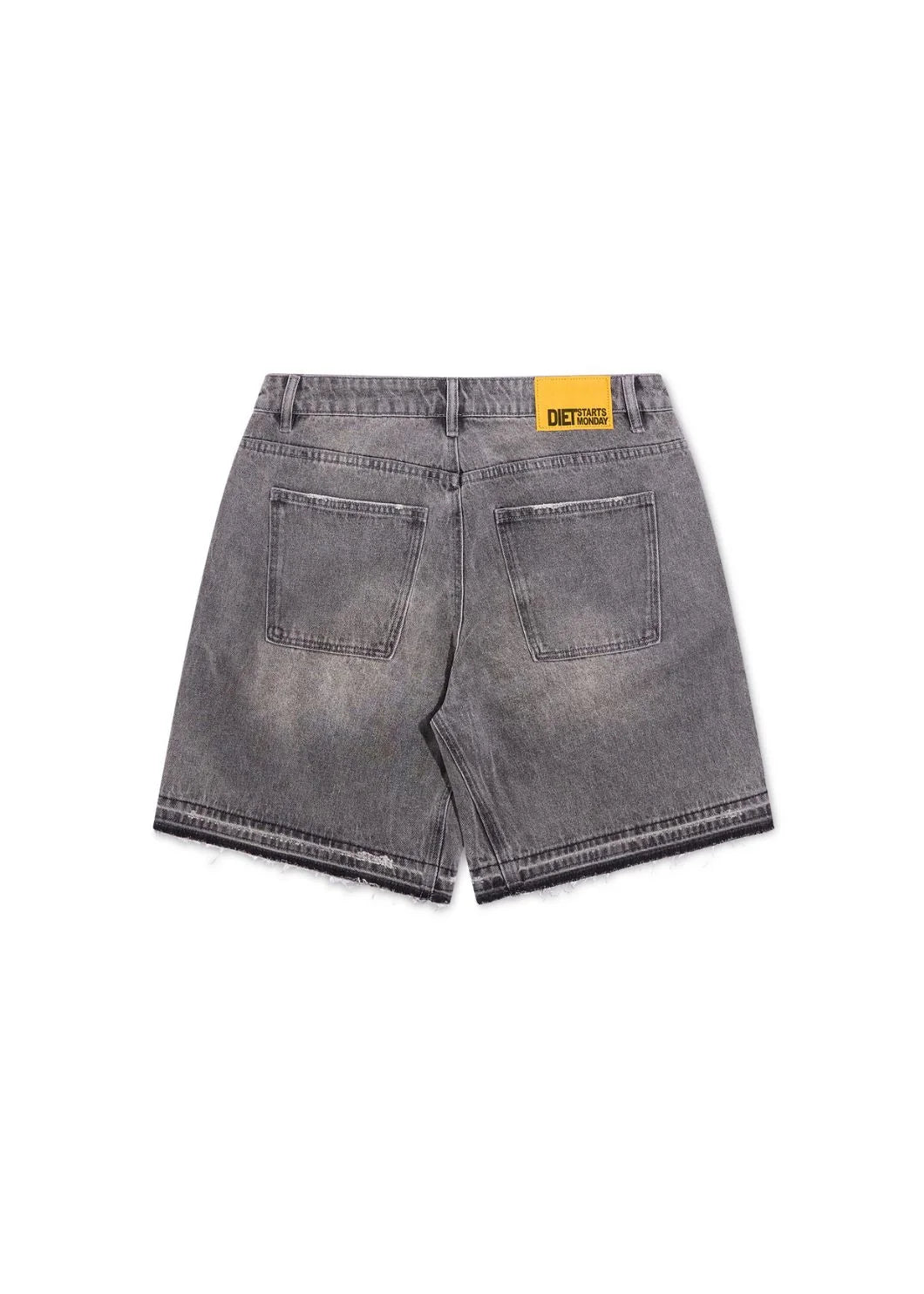 Denim Shorts - Washed Grey