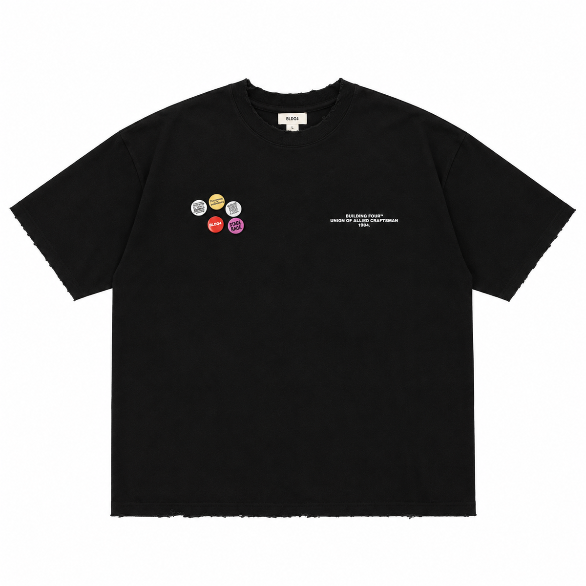Piza T-Shirt  - Black