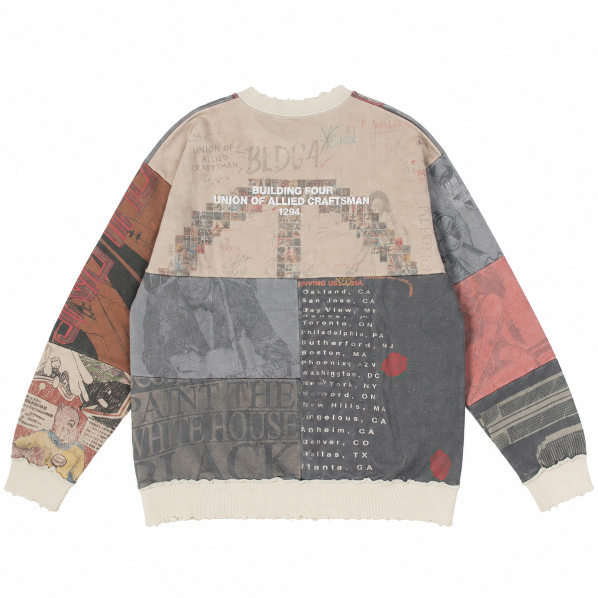 Rise Fleece- Antique White