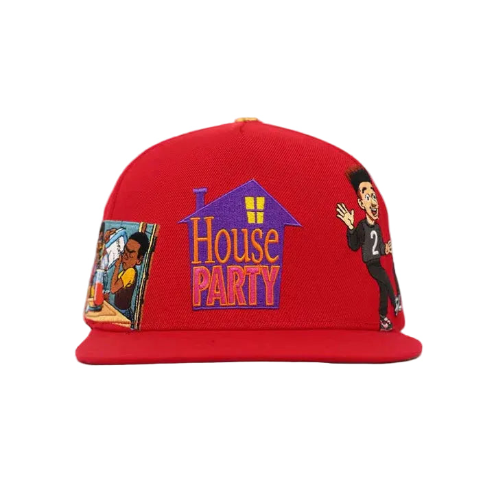 House Party Strap Back - Red