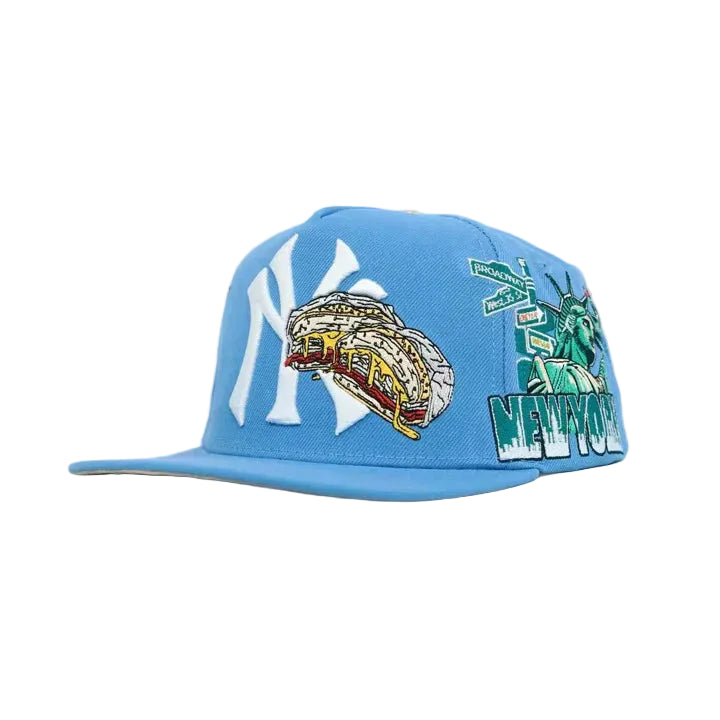 Bacon egg and cheese 2.0 Strap back - Baby Blue