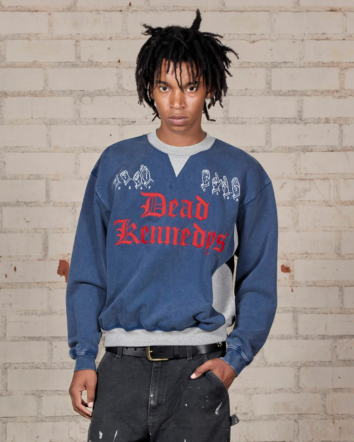 Deaf Club Crewneck - Navy