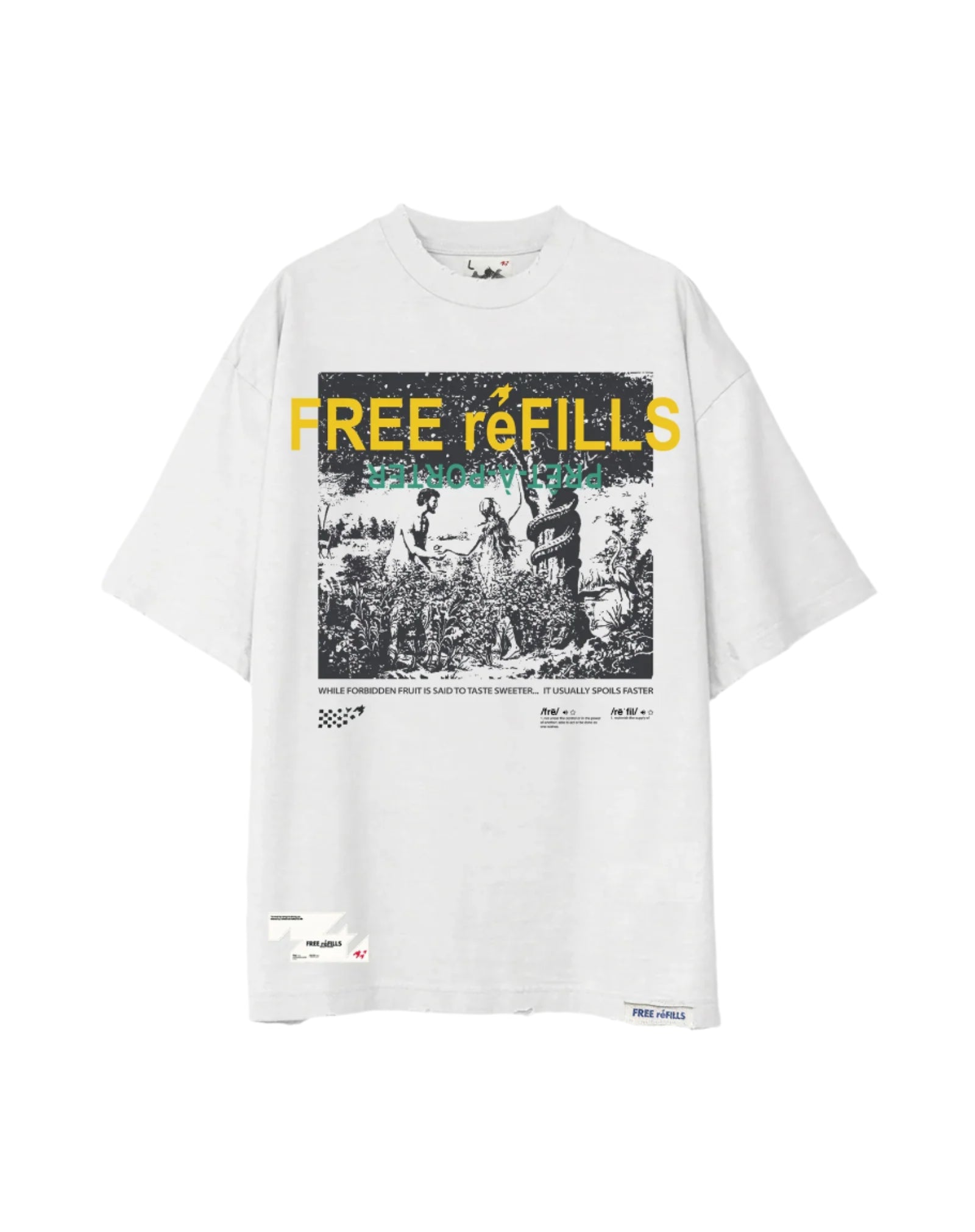 Forbidden T-Shirt - Vintage White