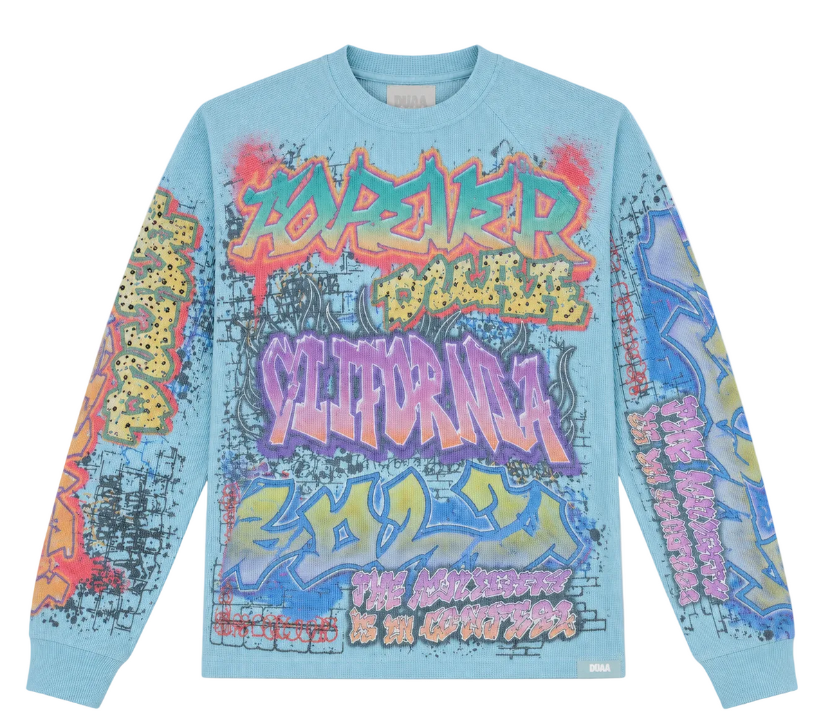 Art Long Sleeve Thermal - Baby Blue