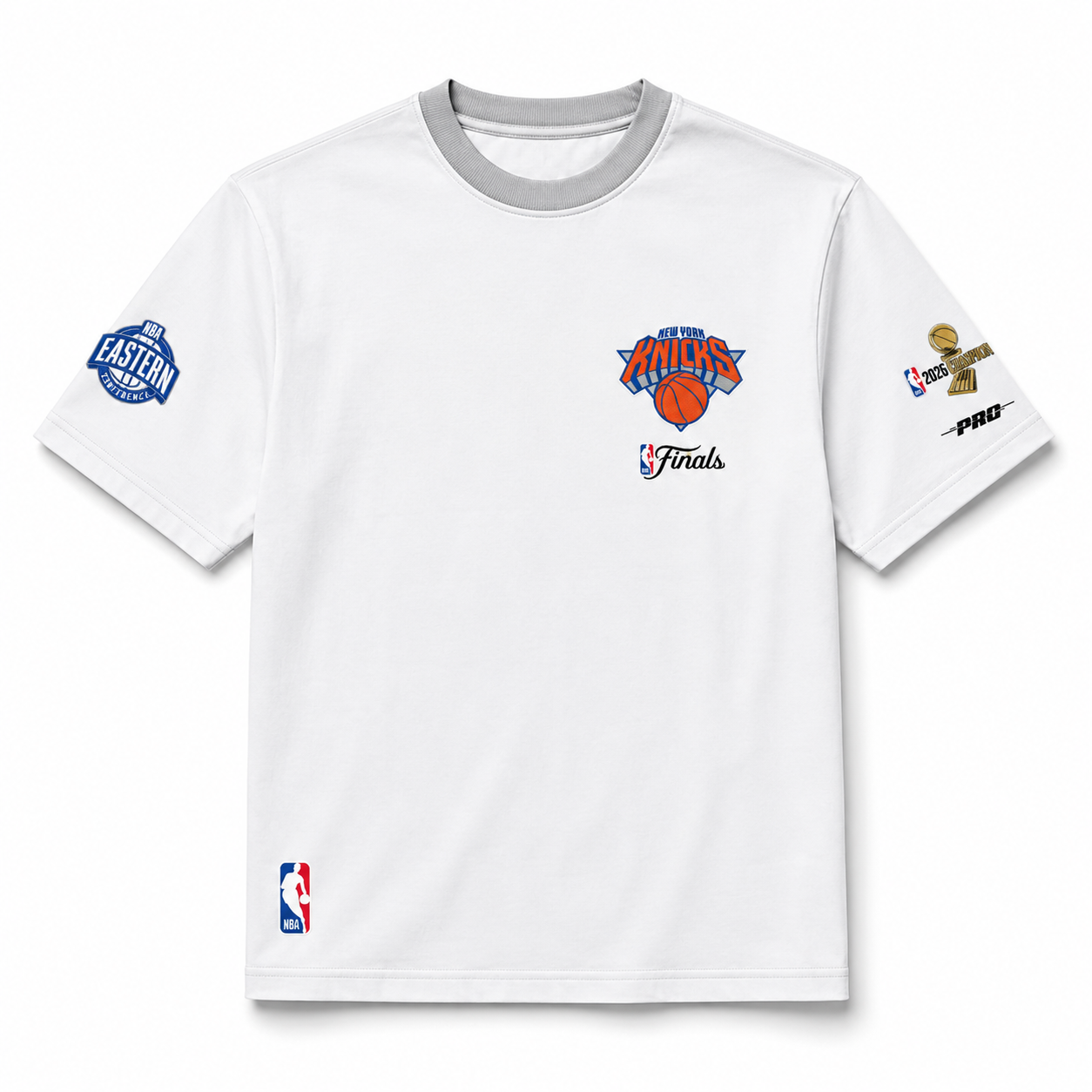 NY Knicks Nba Final T shirt - White