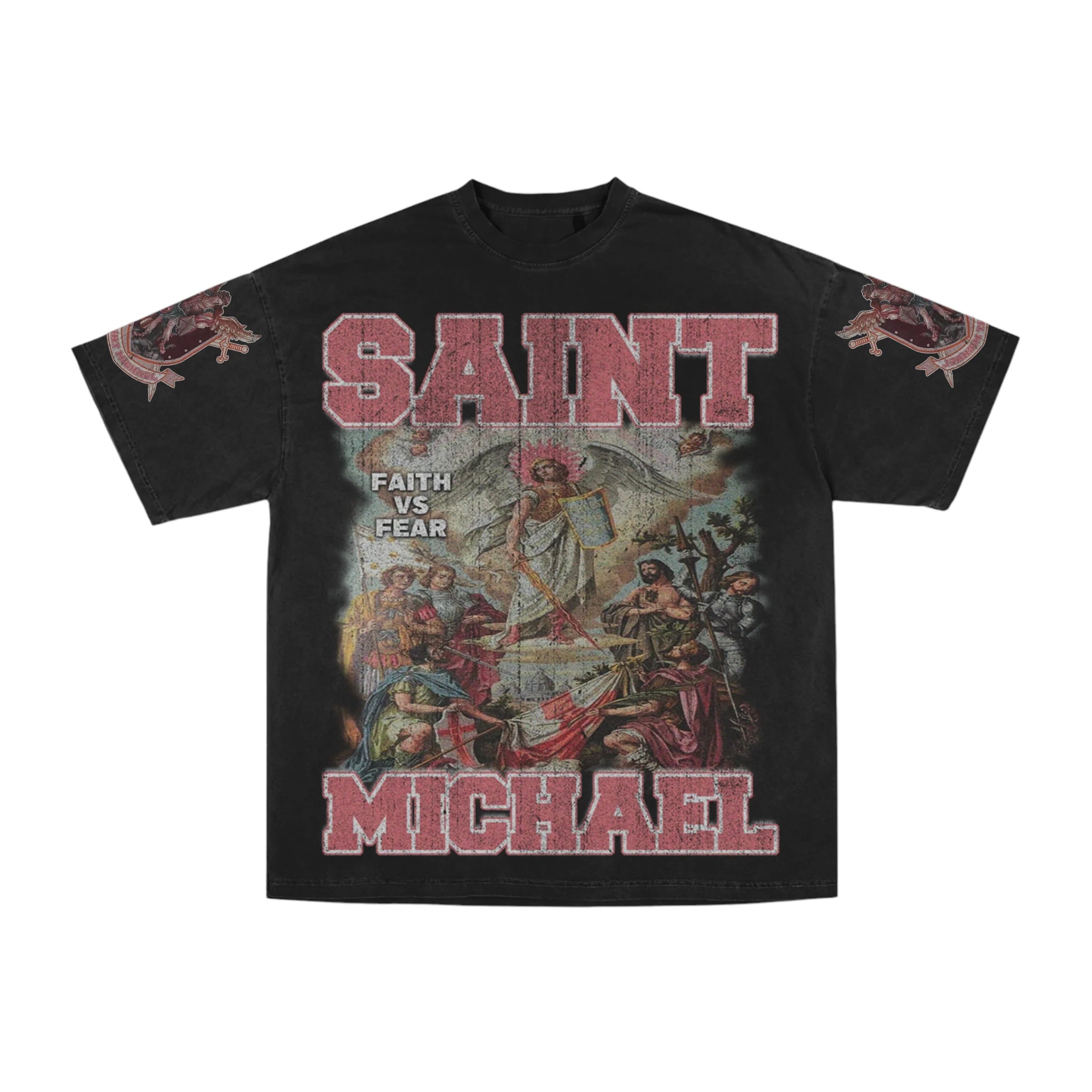 Saint Michael T-Shirt - Black