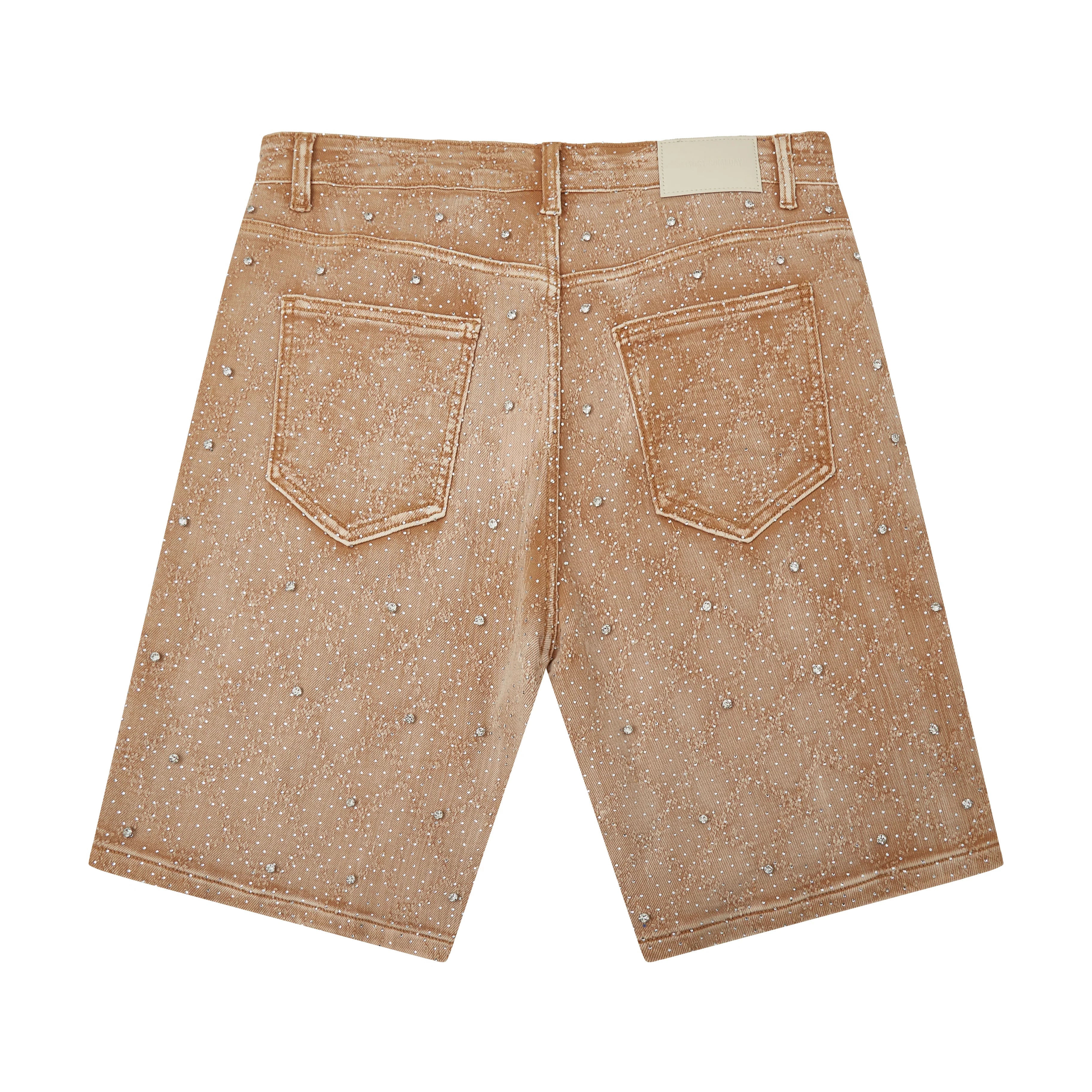 Gemstone Shorts - Tan Wash
