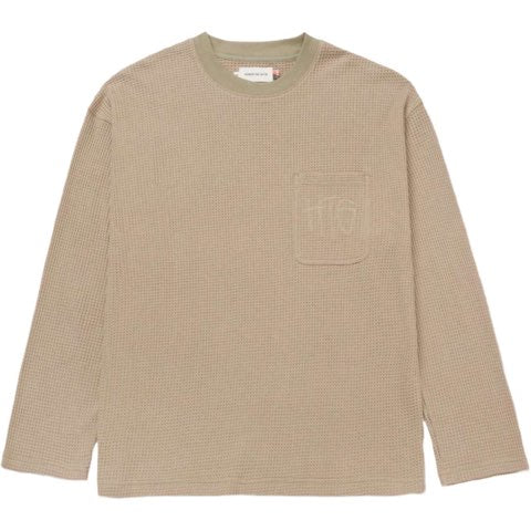 Purpose Box Long Sleeve Shirt - Light Brown
