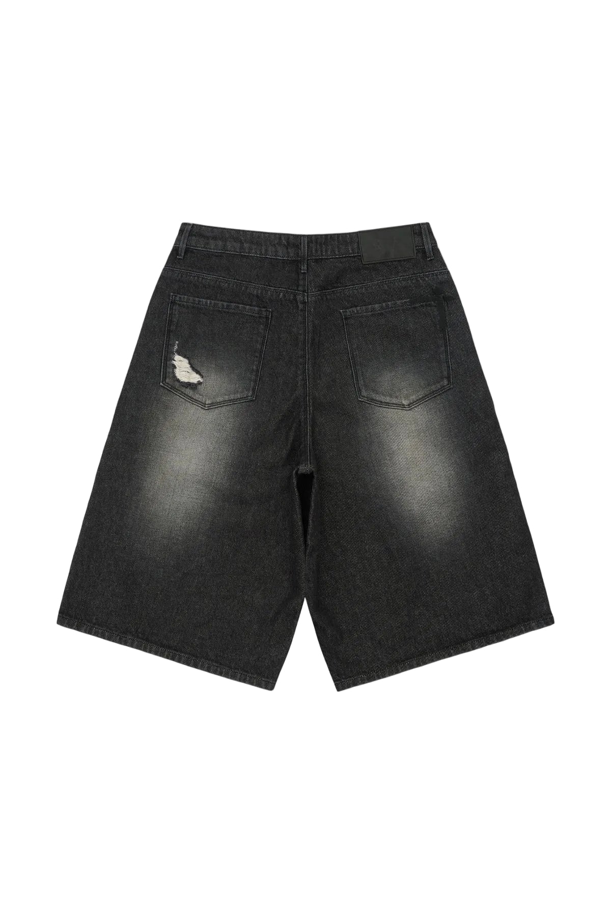 Gustavo Bermuda Short - Fray Noir Side Cross
