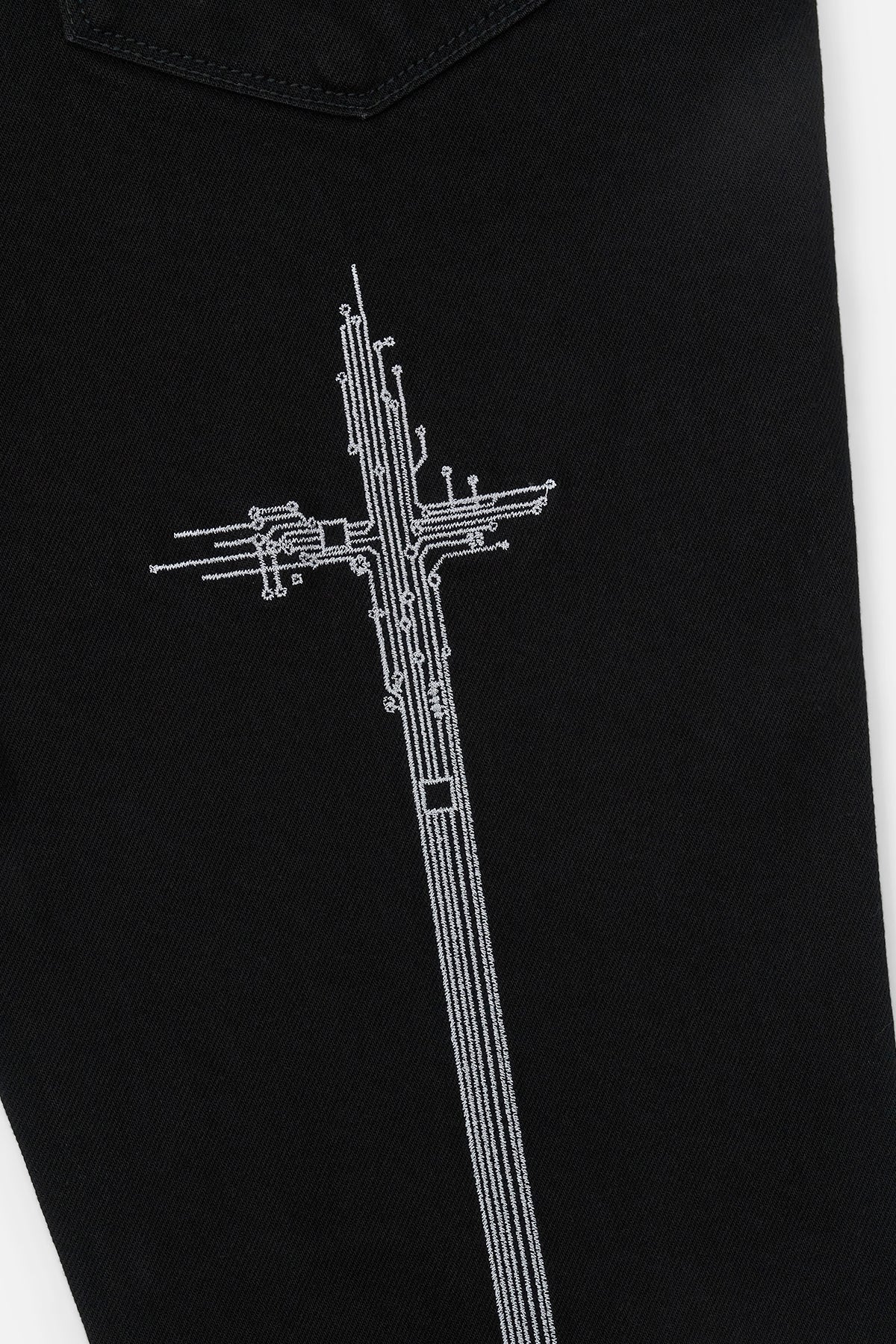 Bryant - Black Hologram Digital Cross