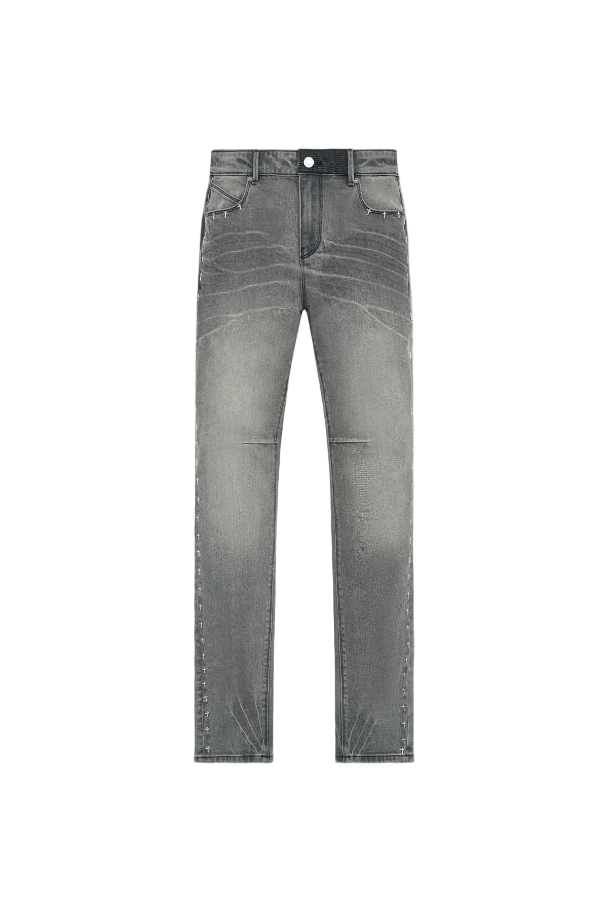 Bryant Skinny Jean - Iron Haze Side Cross