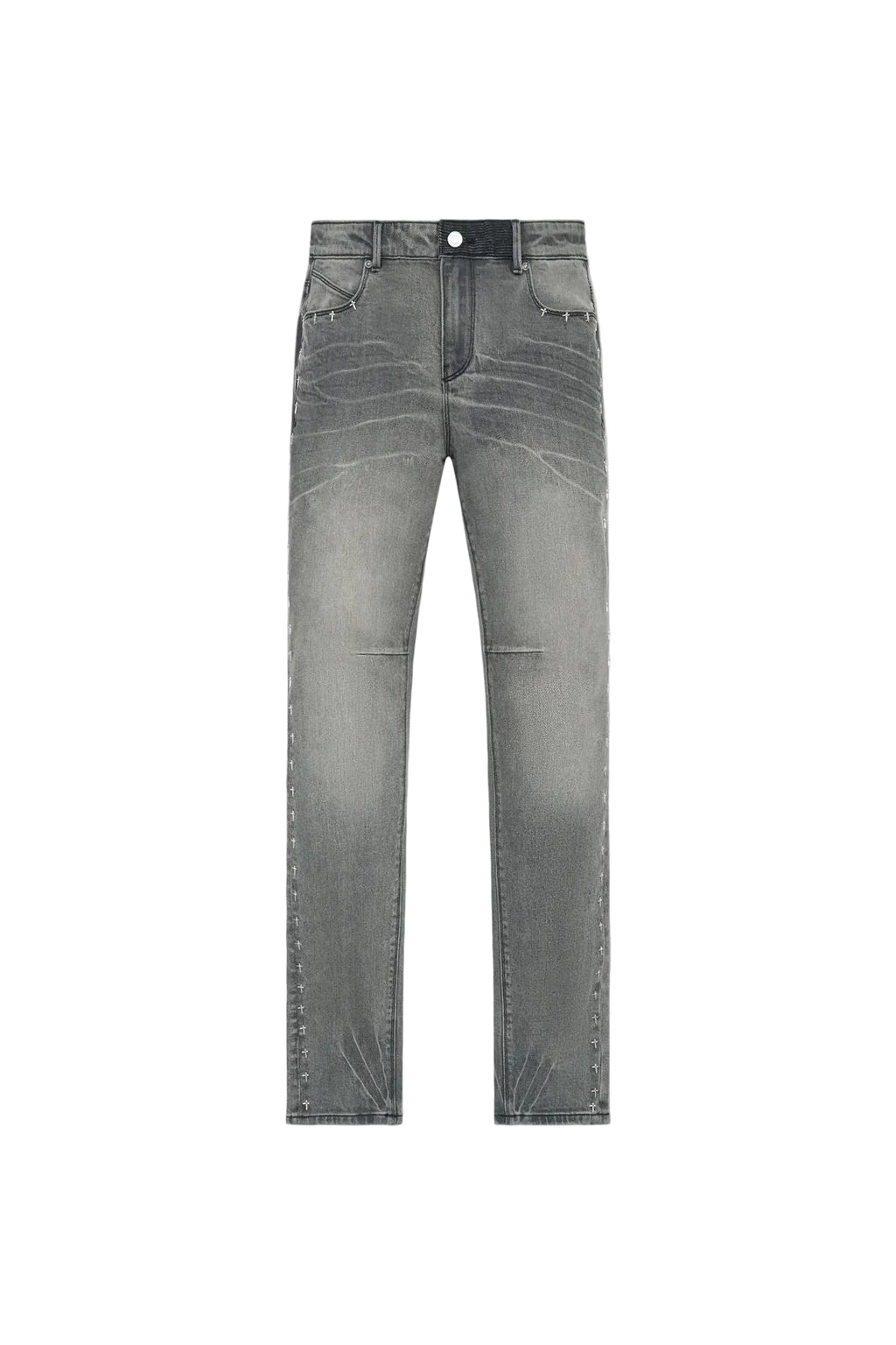 Bryant Skinny Jean - Iron Haze Side Cross – Sammys NYC