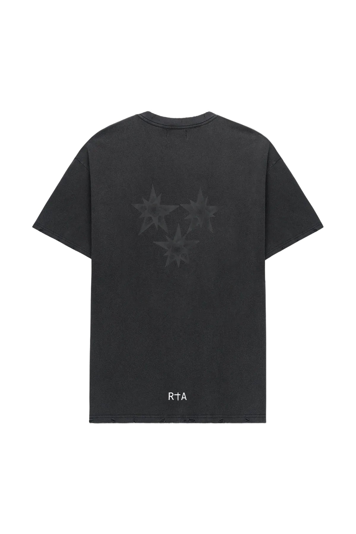 Colin Oversized T-Shirt - Black Smoky Stars