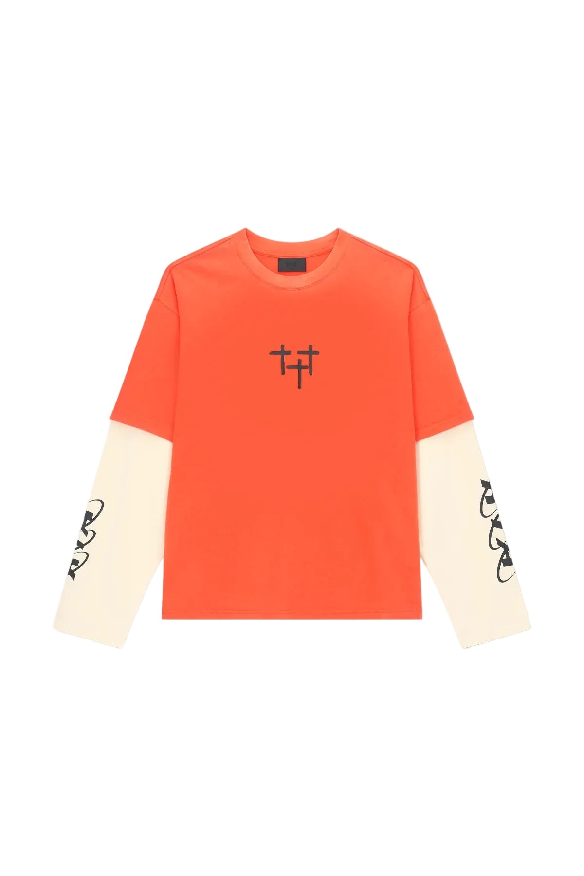 Loris Double Layered L/s Tee - Orange Planetary Rta