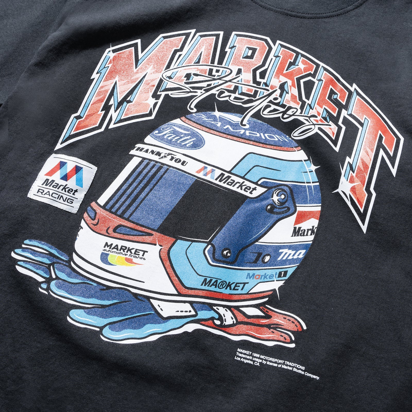 Racing Helmet T-Shirt - Black