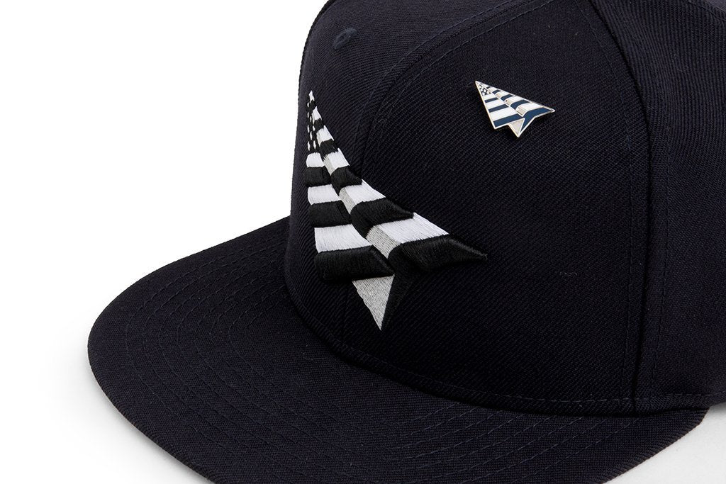 Classic Paper Planes Snap Back - Navy
