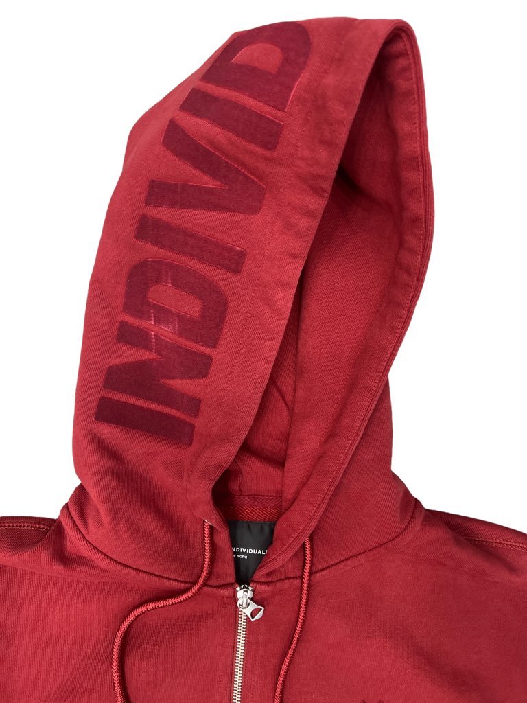 Zip Hoody - Garnet