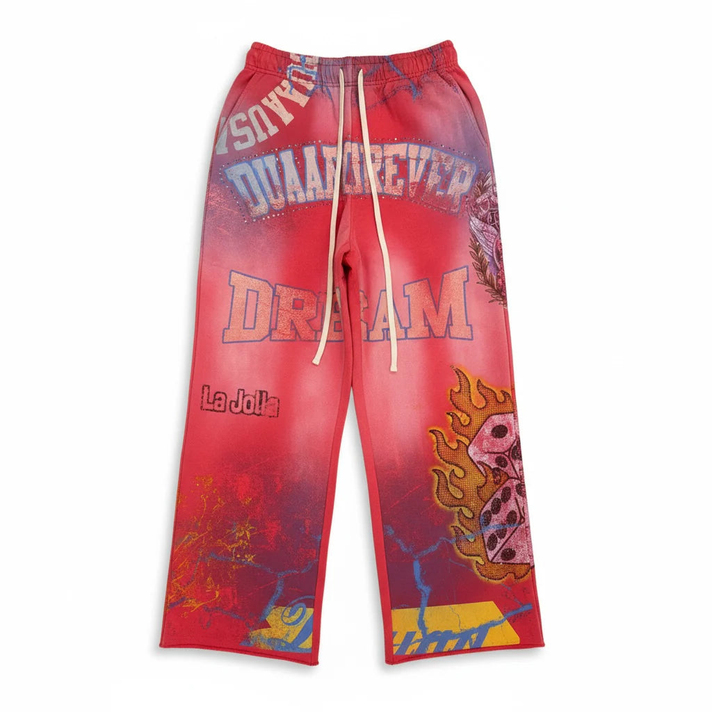 Dutch Sweatpants - Washed Red