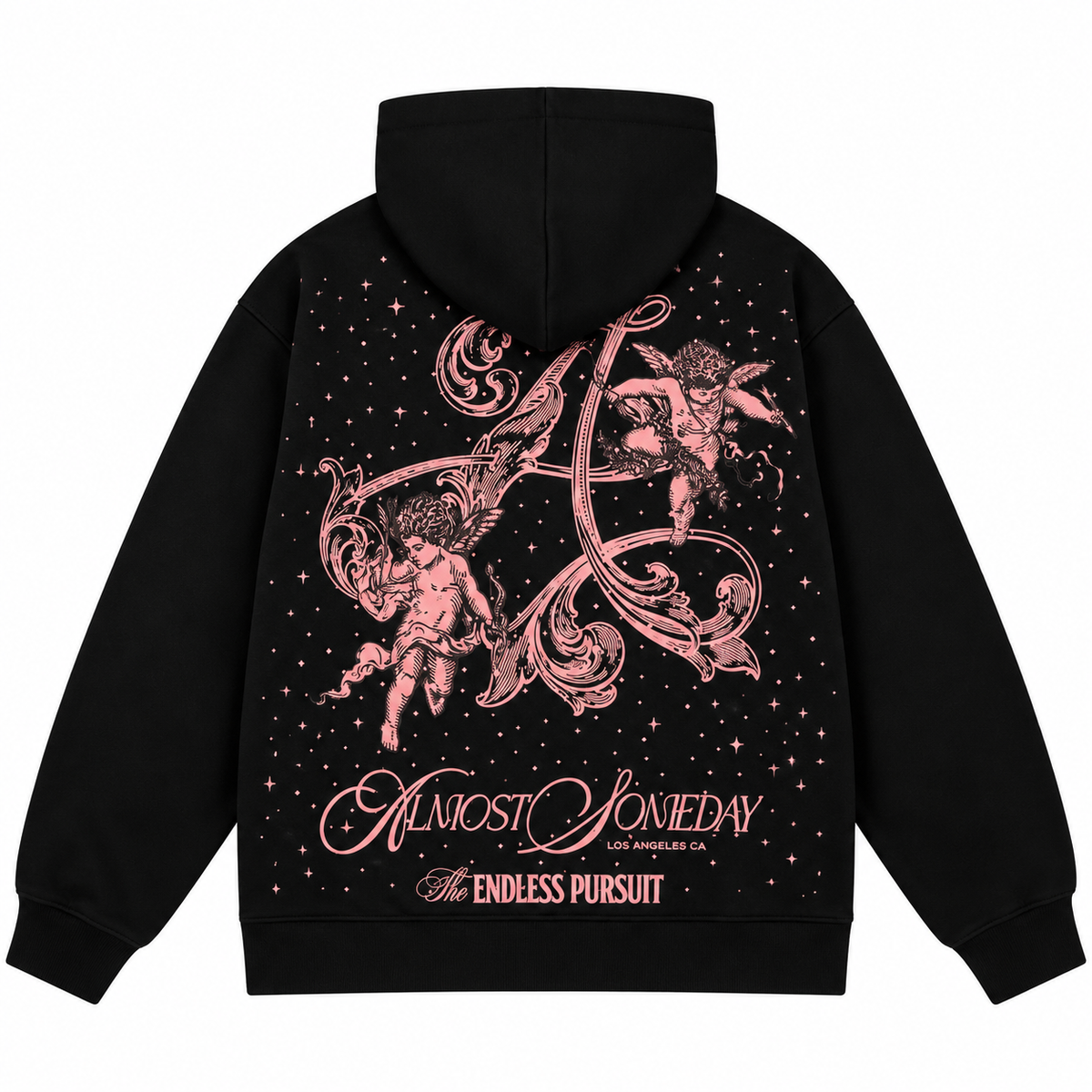 LAVISH ZIPUP HOODIE - BLACK