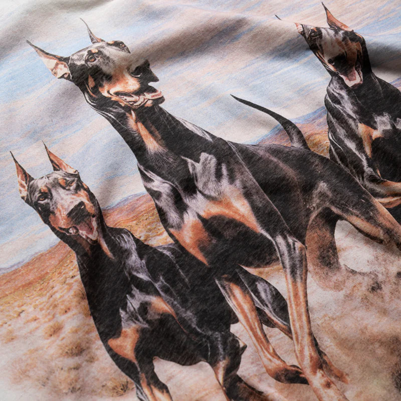 Western Dobermans T-Shirt - Flat White