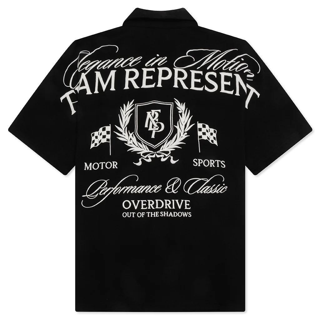 Represent Crest Shirt - Jet Black