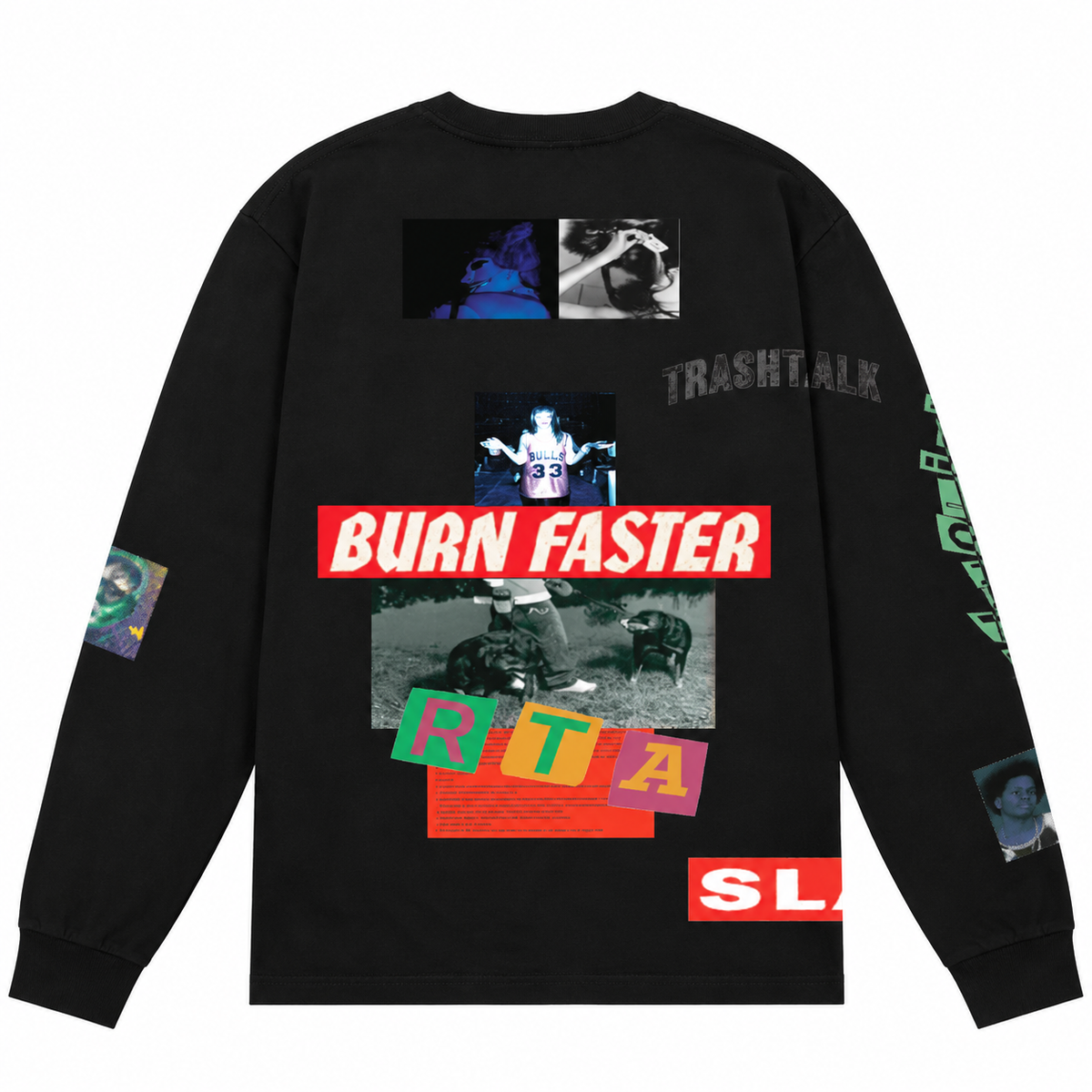 Lawrence Long Sleeve T-Shirt - Black Error