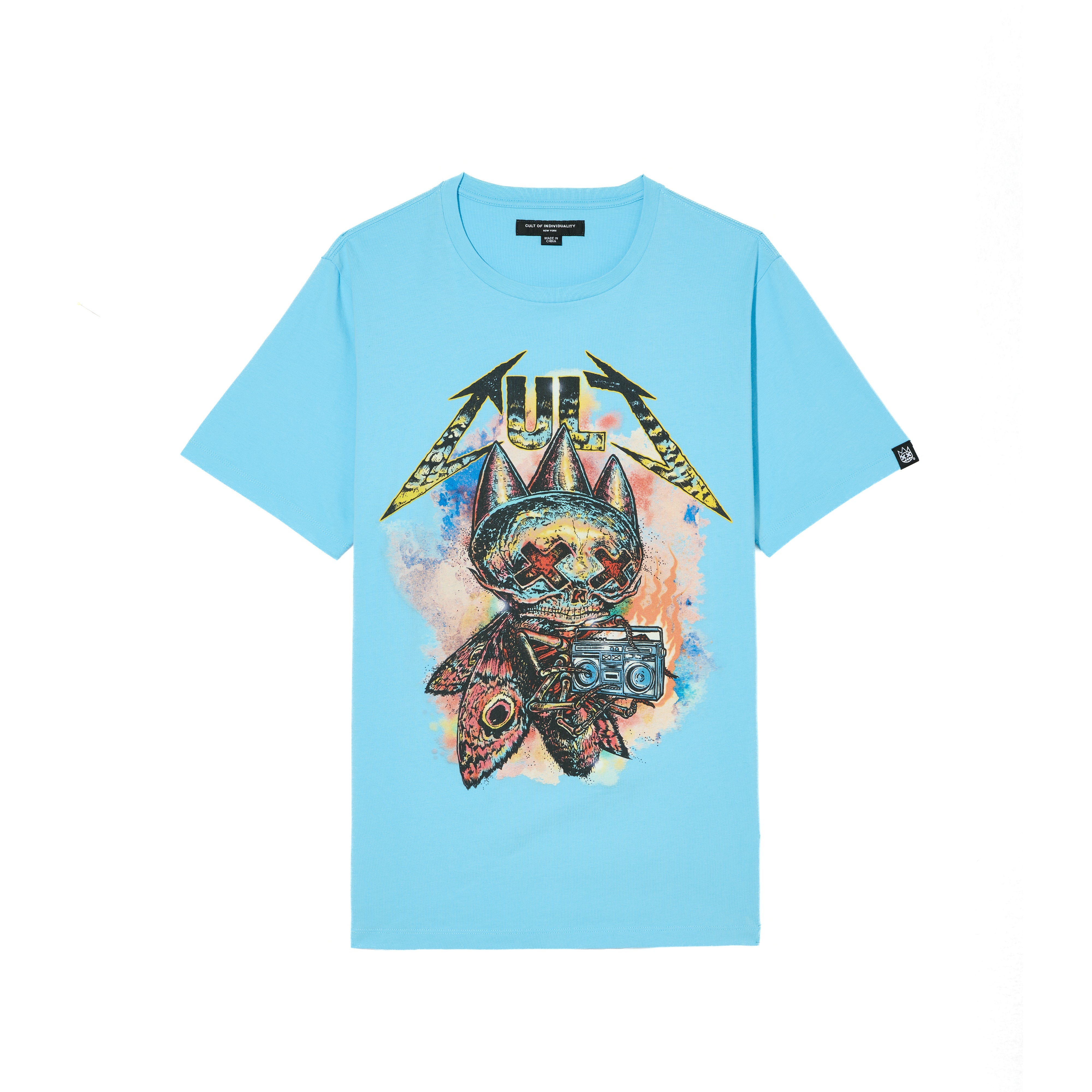 Cult's Crew Neck Tee - Fly in Baltic Sea