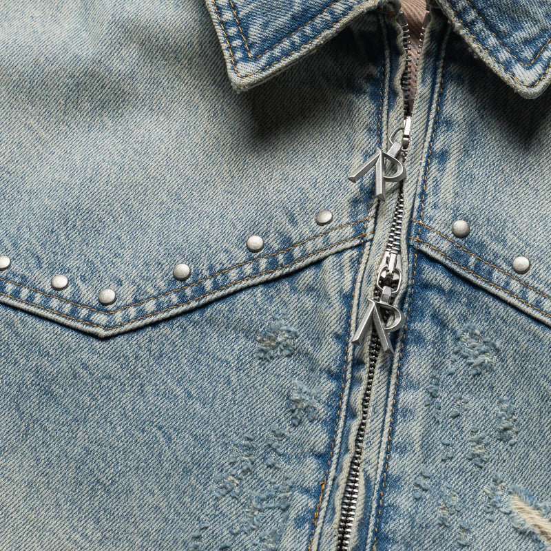 Guns N' Roses Denim Jacket - Light Vintage Blue