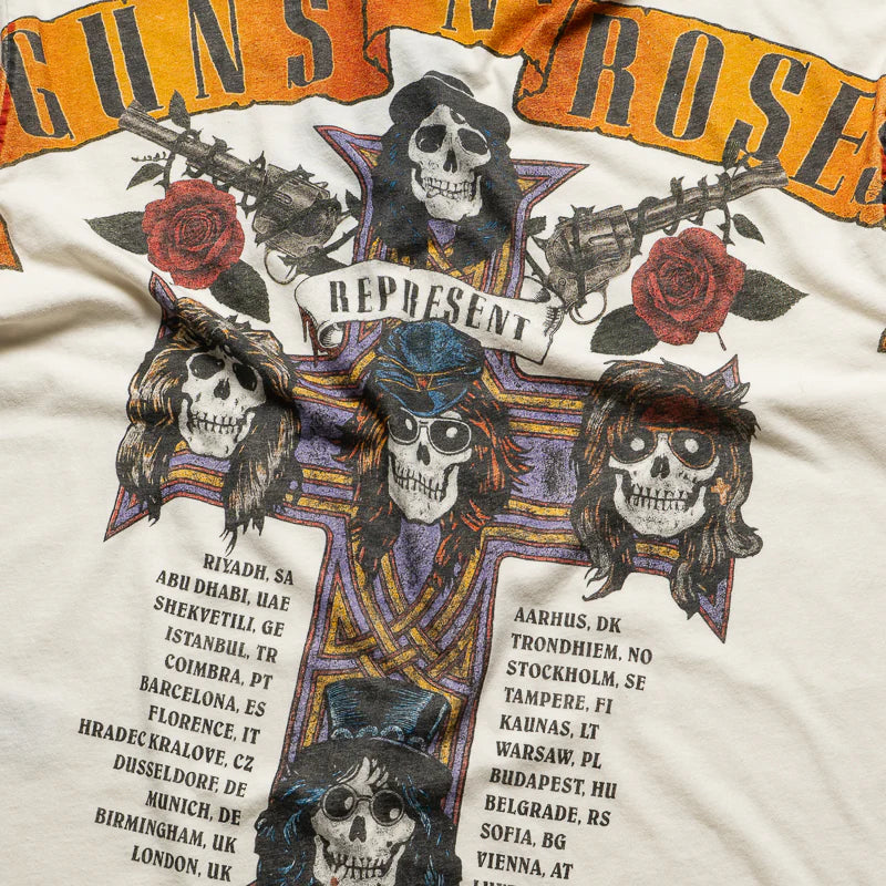 Guns N' Roses Tour T-Shirt - White