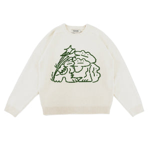 Frogs Knit - Cream