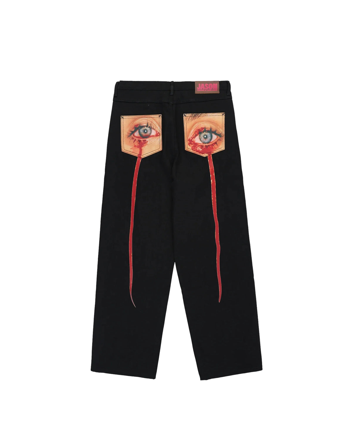 Tear Formula Baggy Jeans - Black