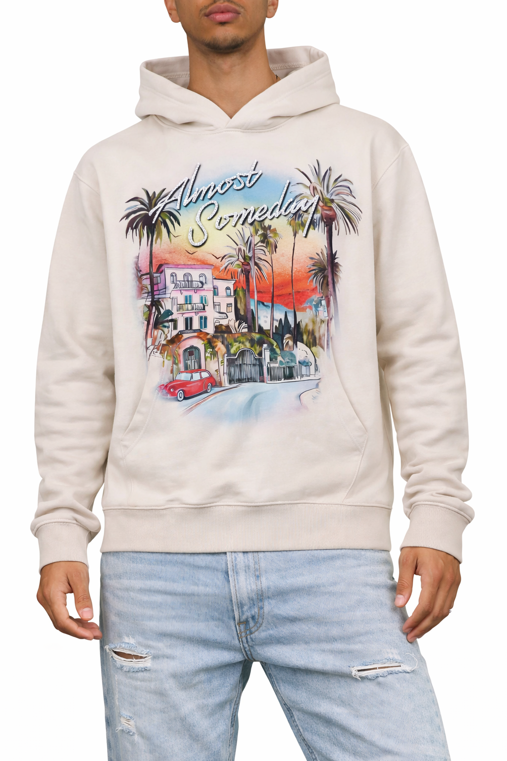 Hollywood Hoodie - Cream