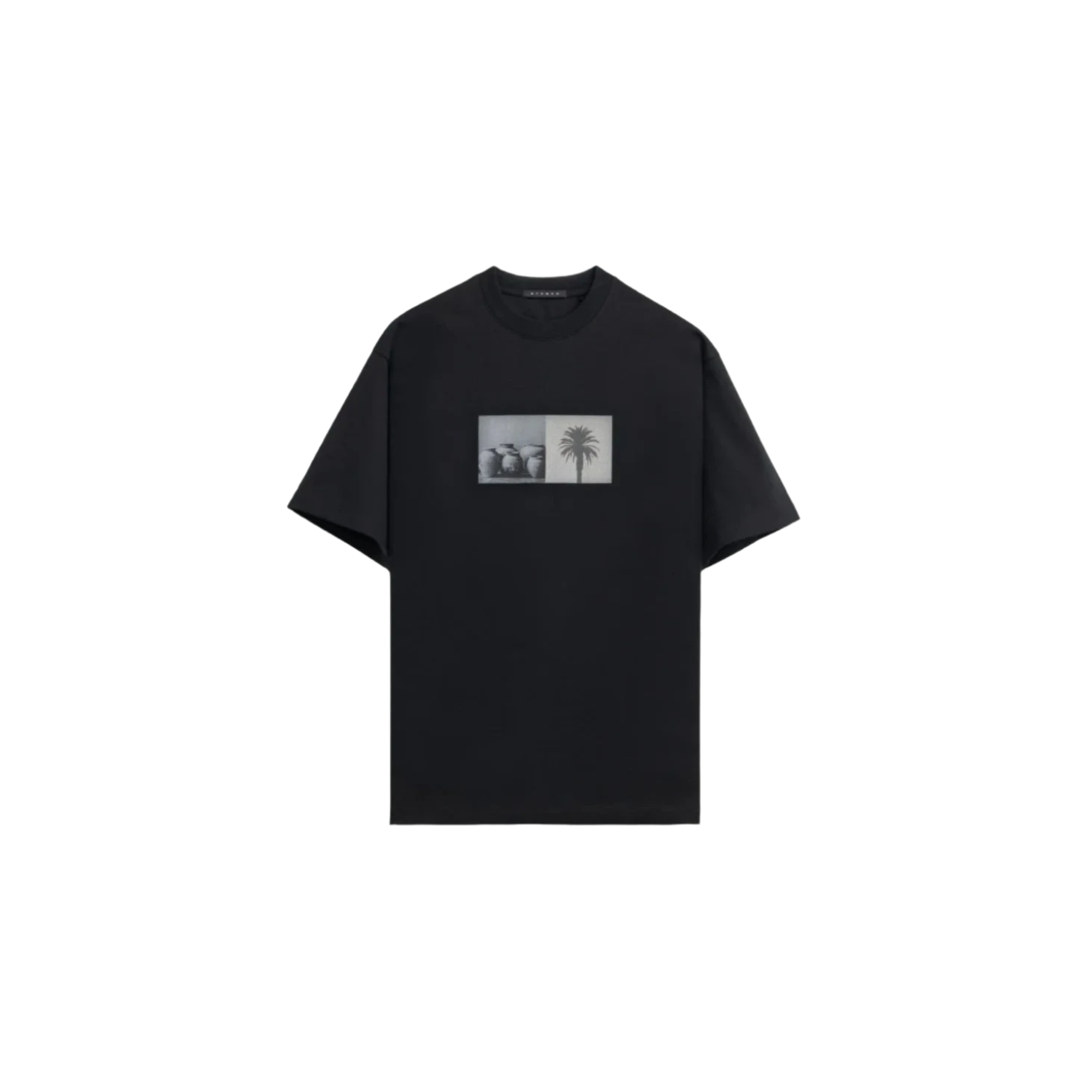 Photographic Palm T-Shirt - Black