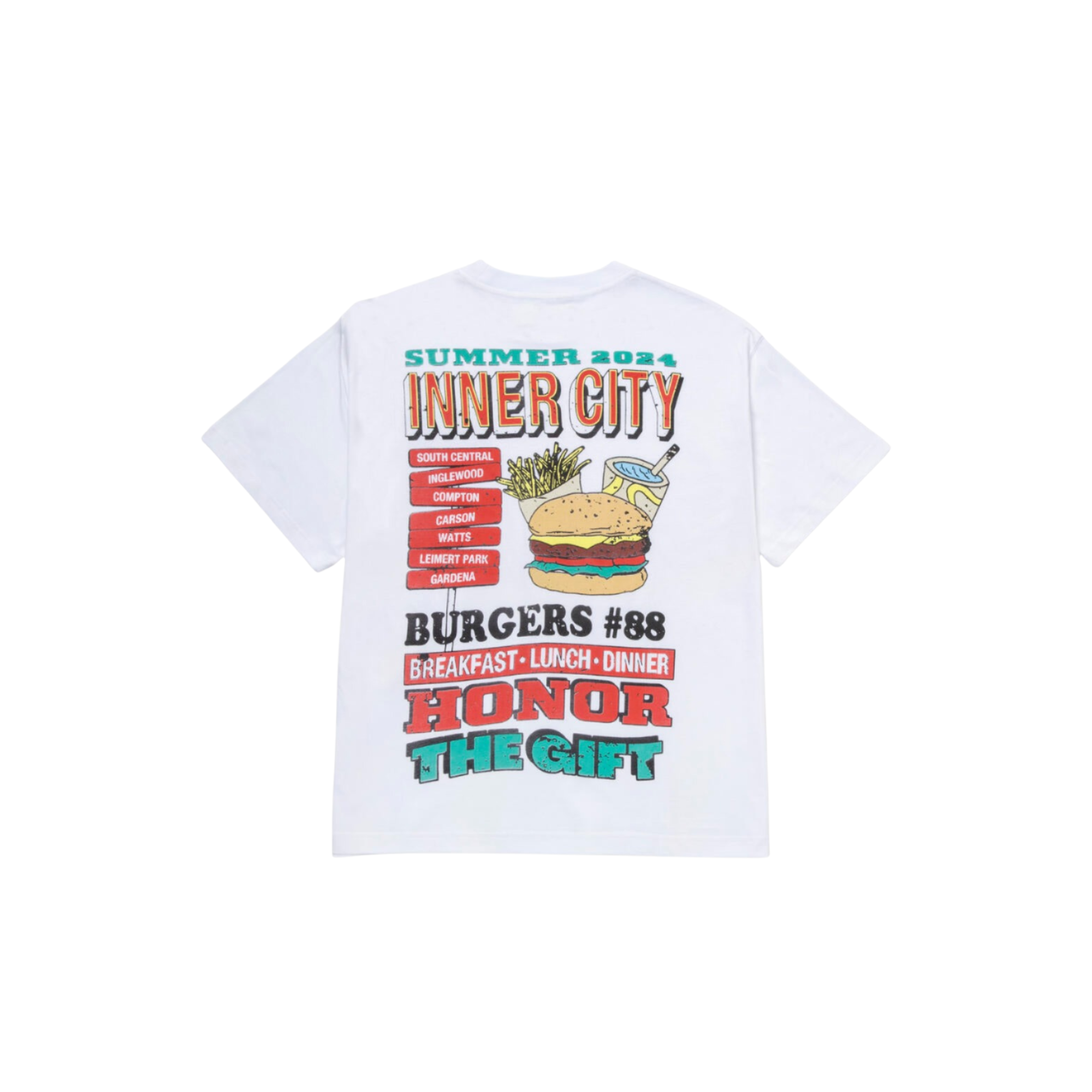 HTG Burgers T-Shirt - White