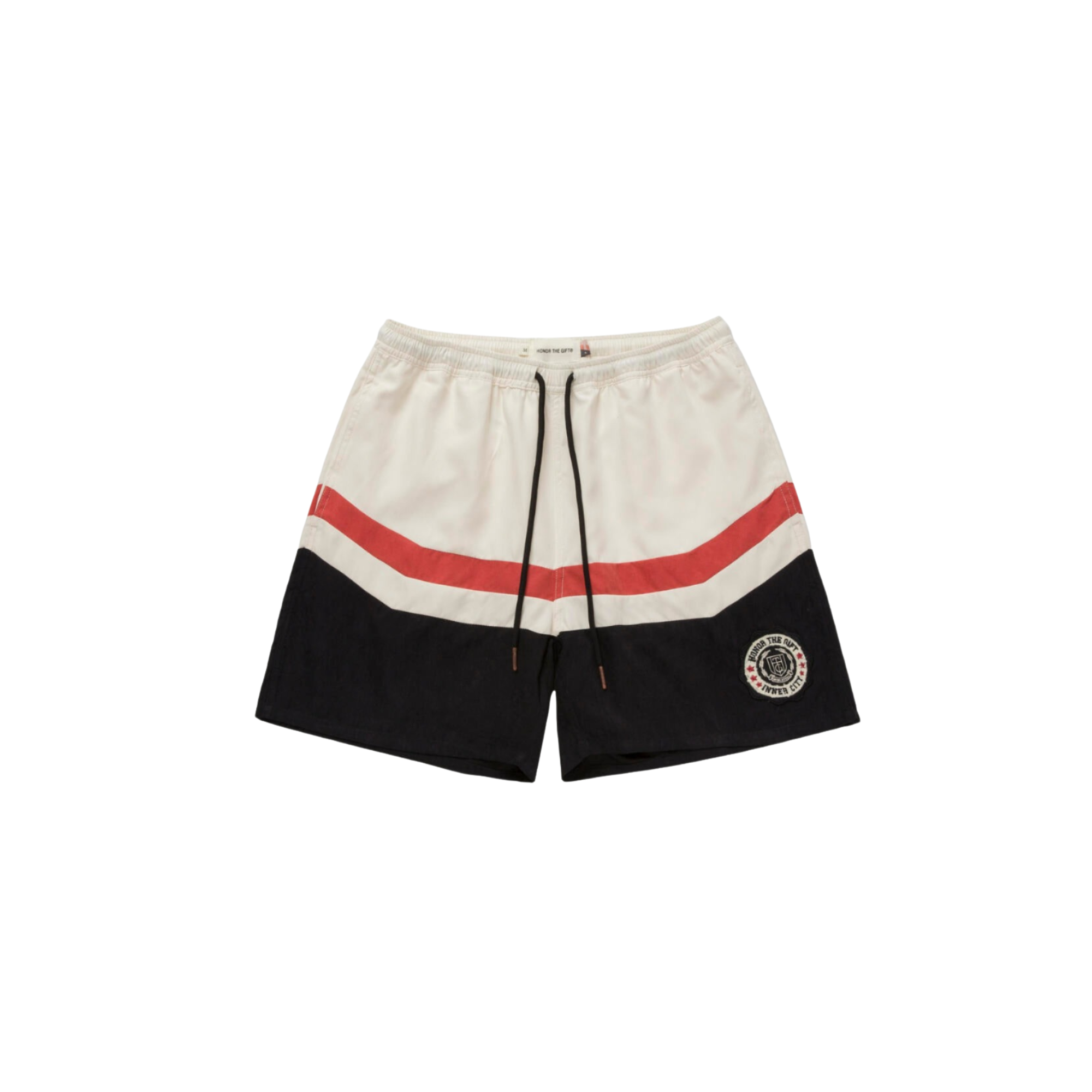 Brushed Poly Track Short - Black