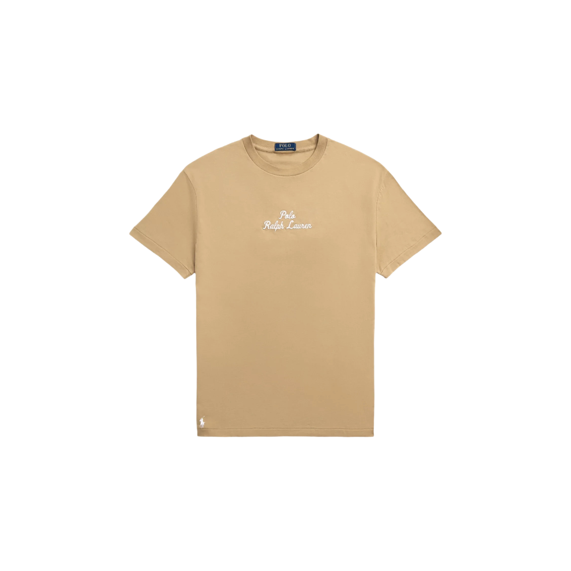 Embroidered Logo T-Shirt - Khaki