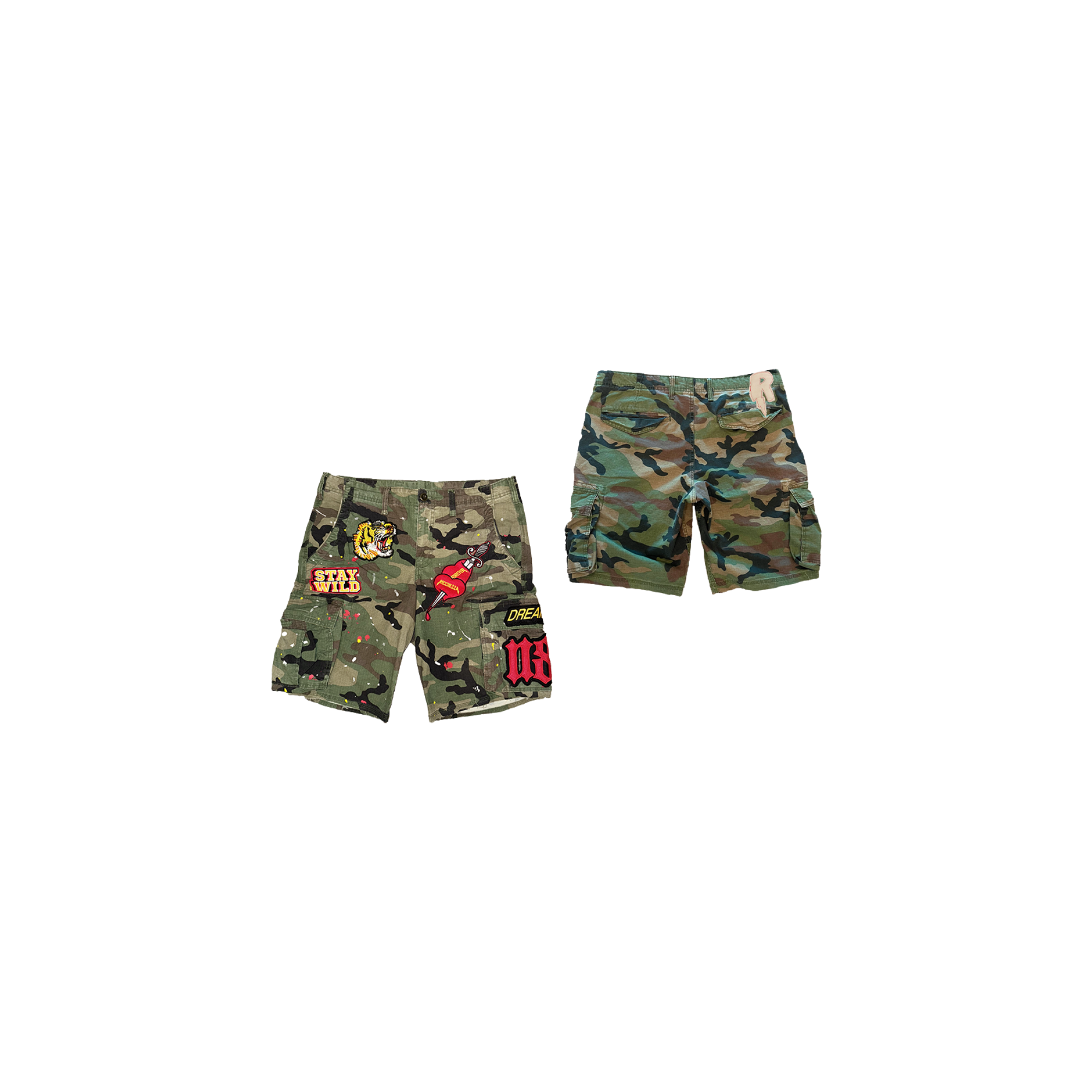 CHEZZAKhaki cargo short - Camo