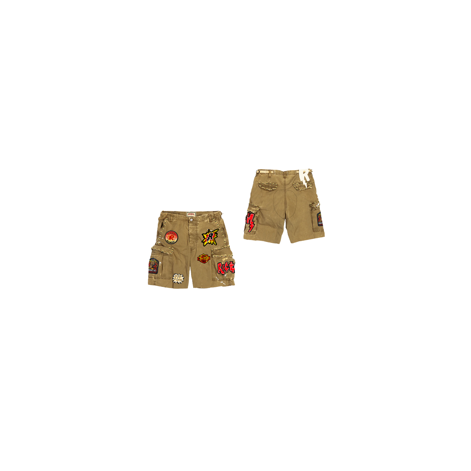 CHEZZAKhaki cargo short, - Khaki