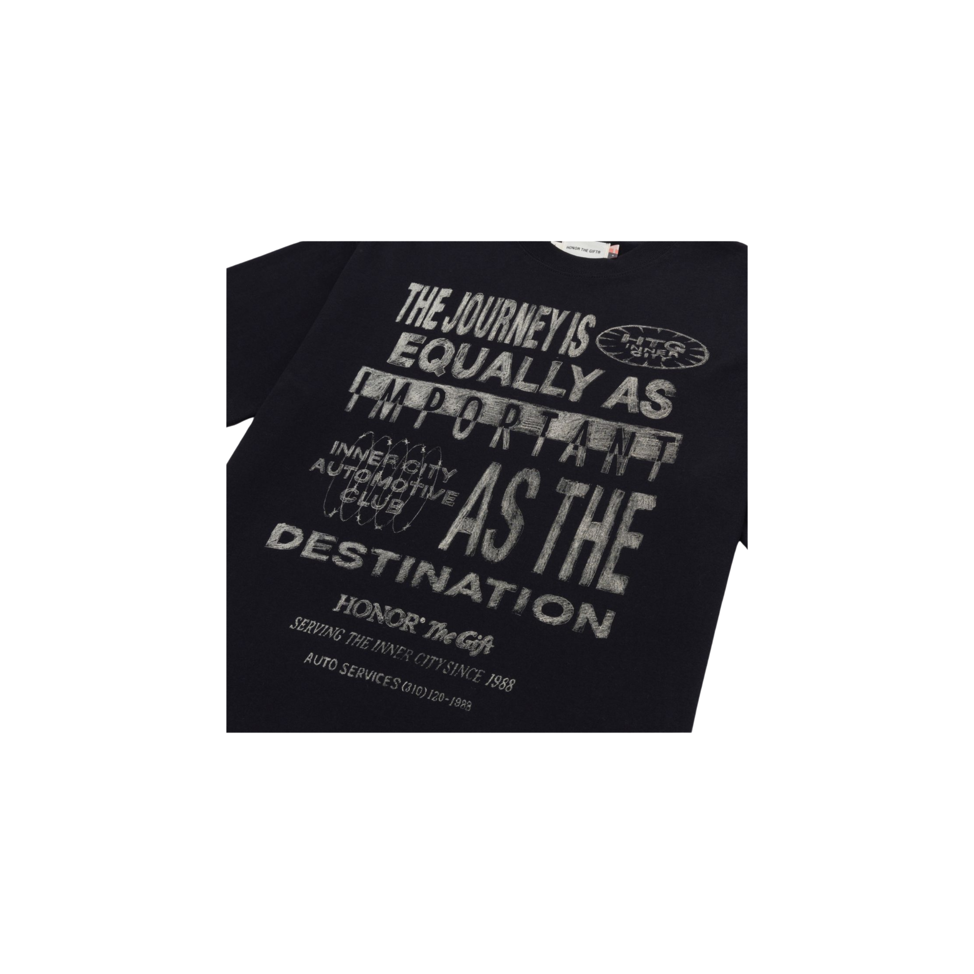 Travelled Journey T-Shirt - Black