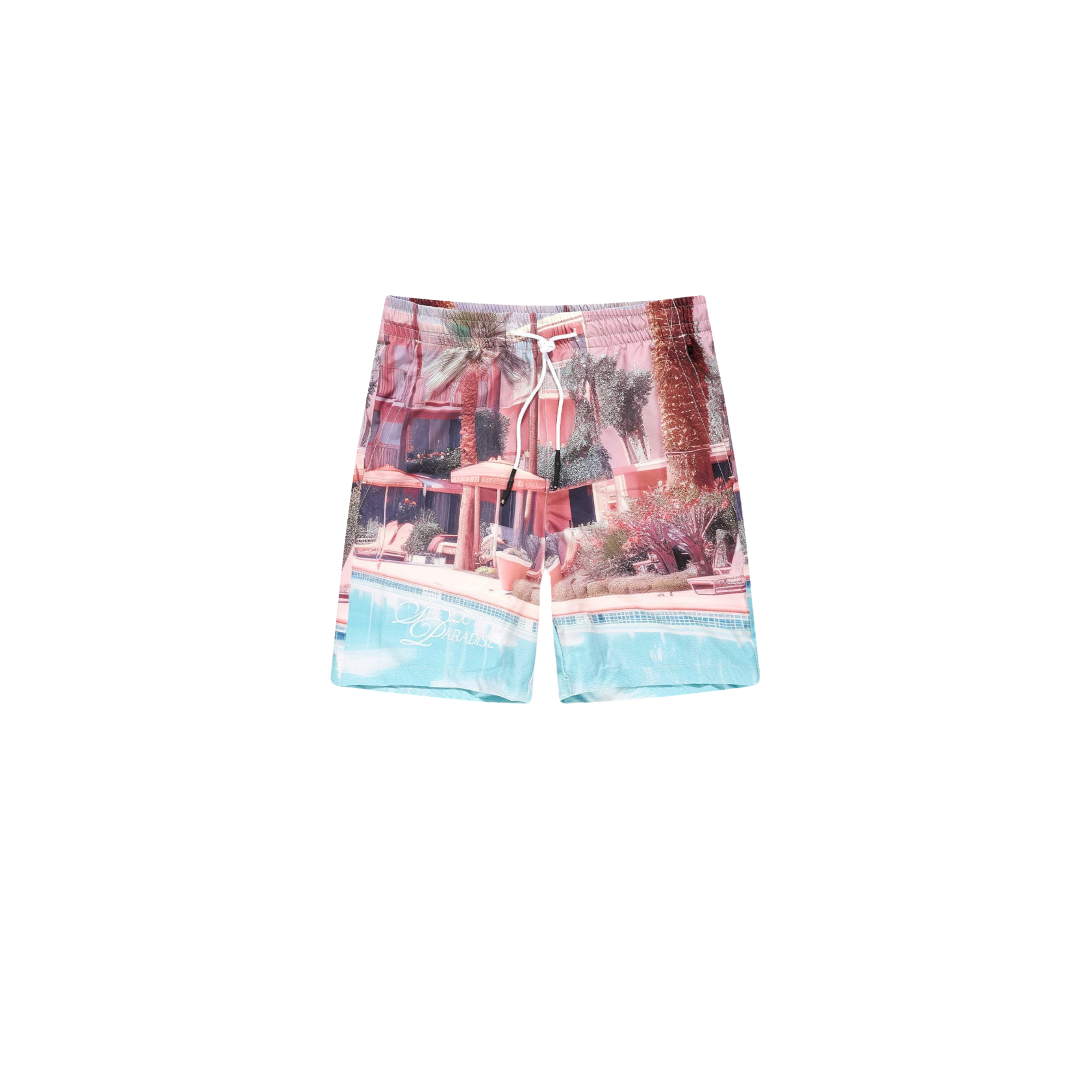 Wanderlust S/S Party SHORT  SET - Syip - Flamingo