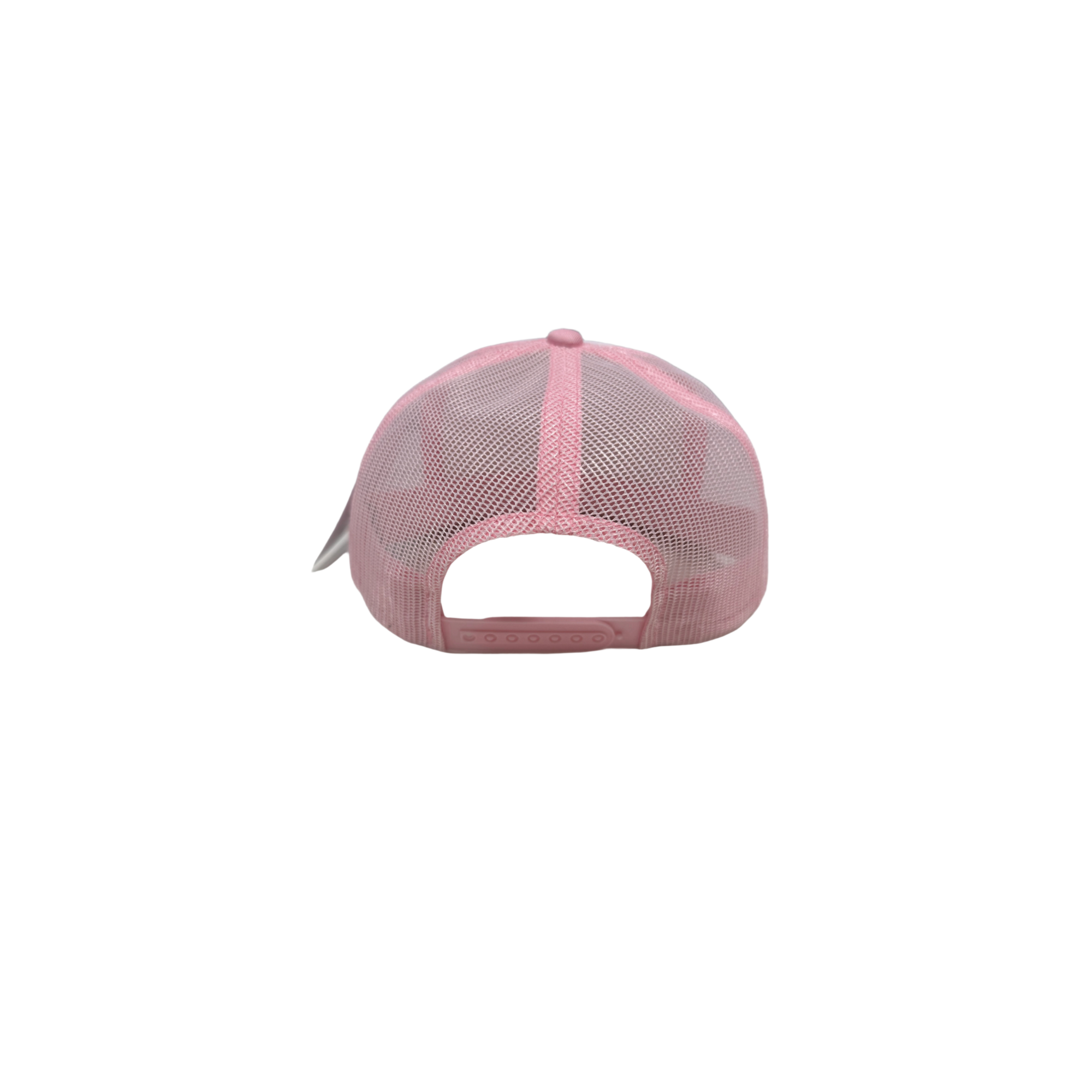 crystal cap - white pink