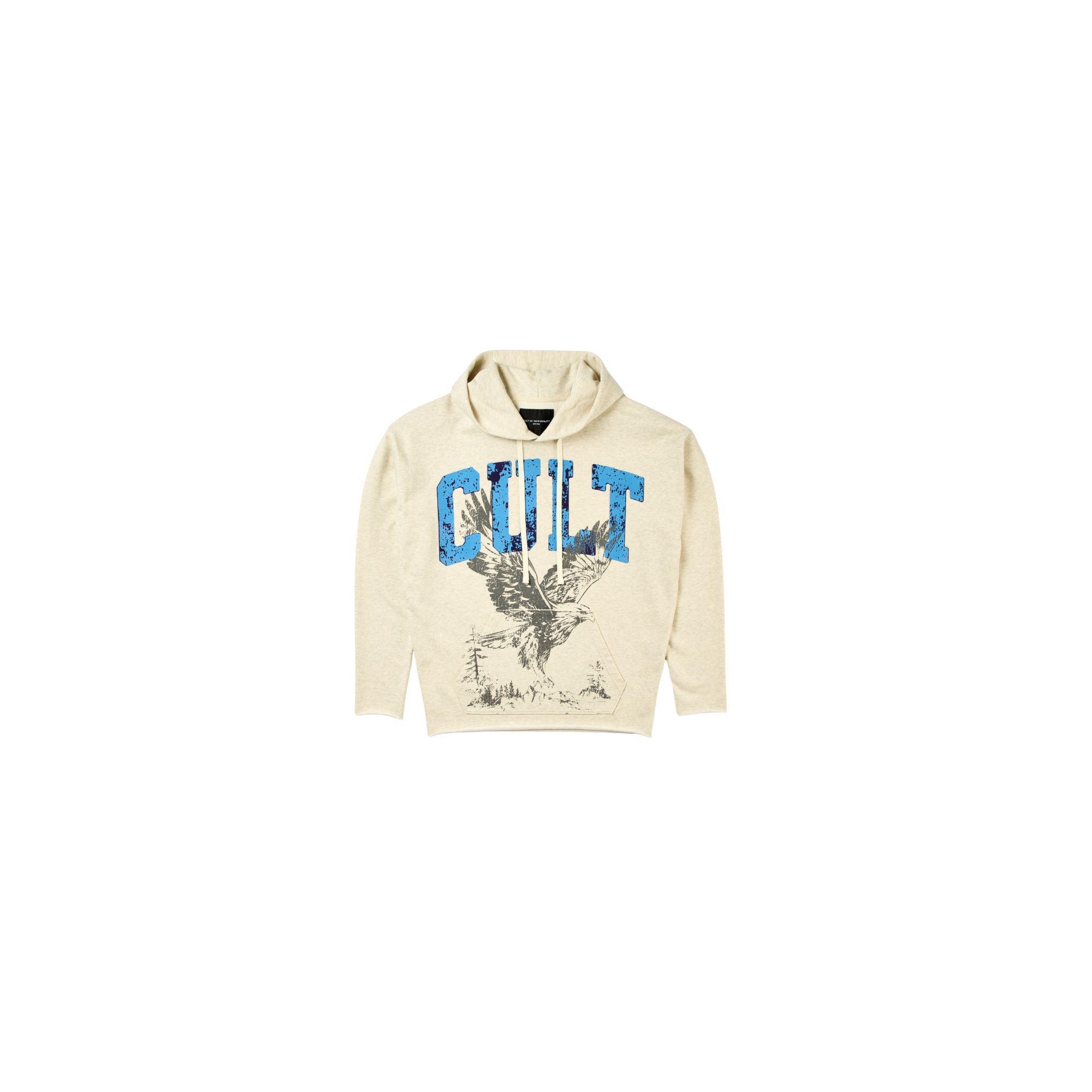 Novelty Hoodie Pullover - Cream