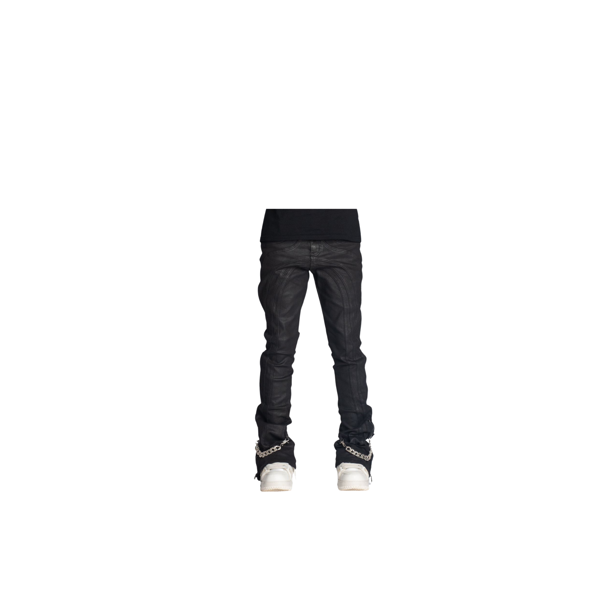 Obsidian Black Waxed Chain Deni