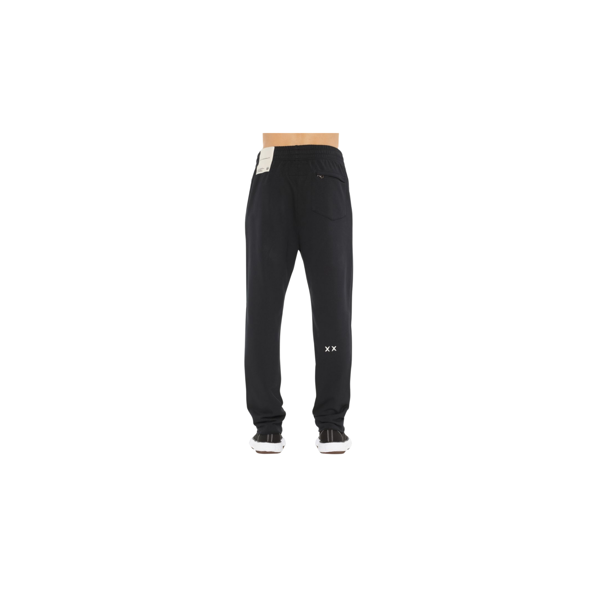 OPEN HEM SWEATPANTS - Black