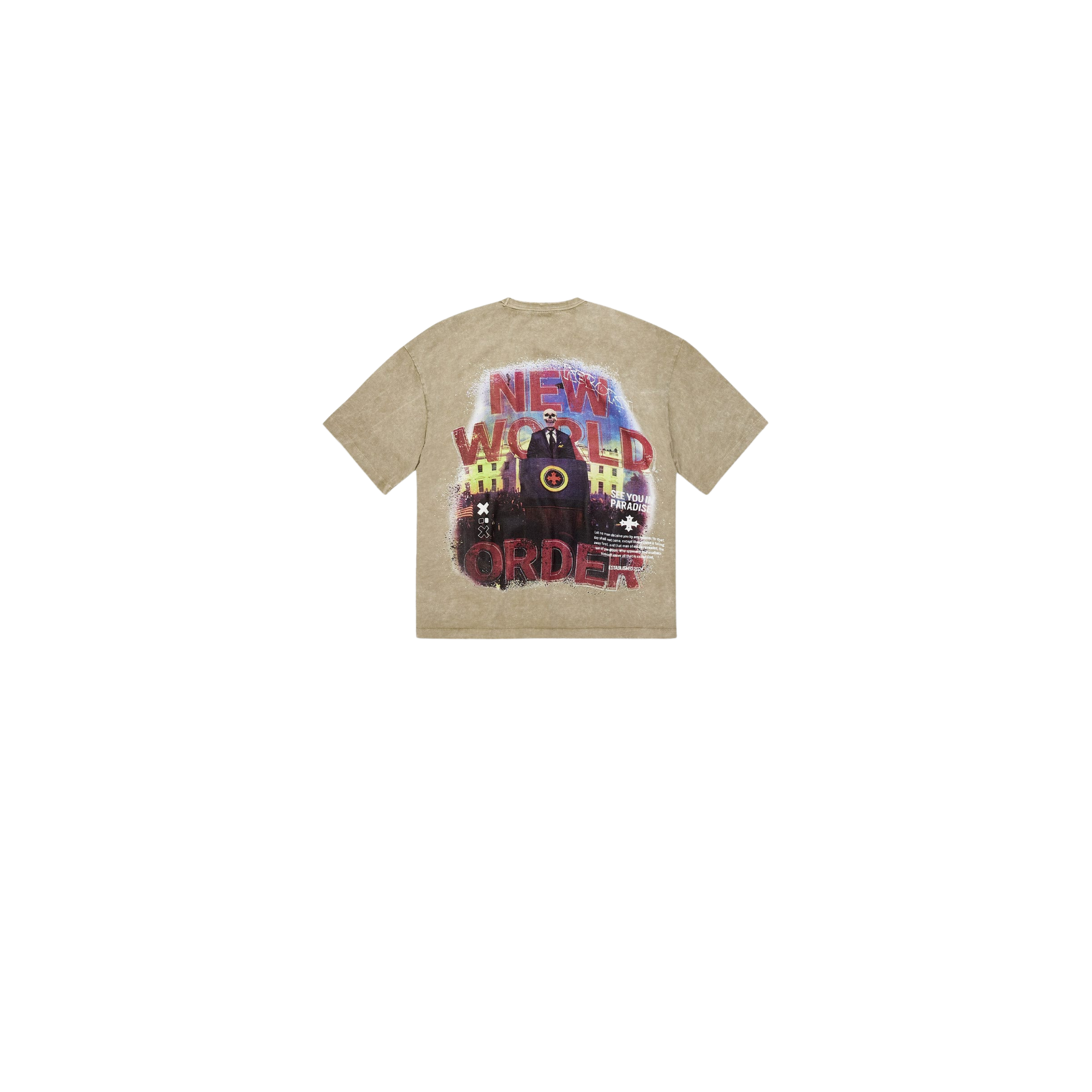 Nwo Crop Tee- Rust